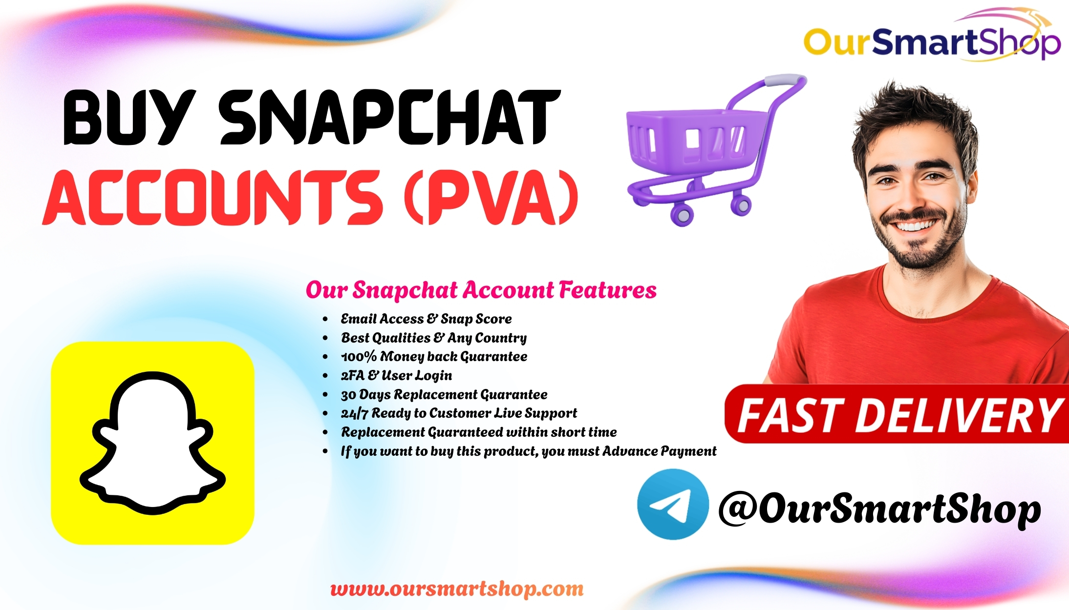 Buy Snapchat Accounts (PVA)
