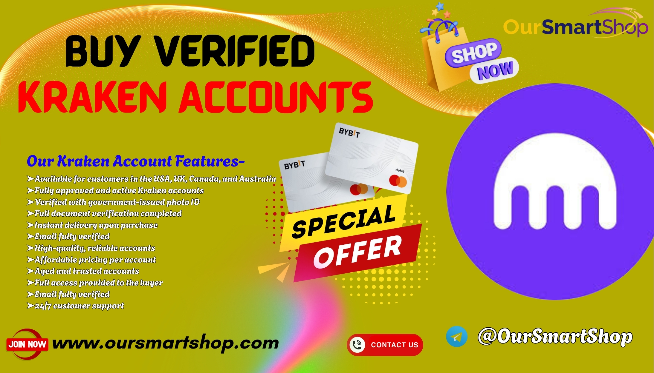 Buy Verified Kraken Accounts