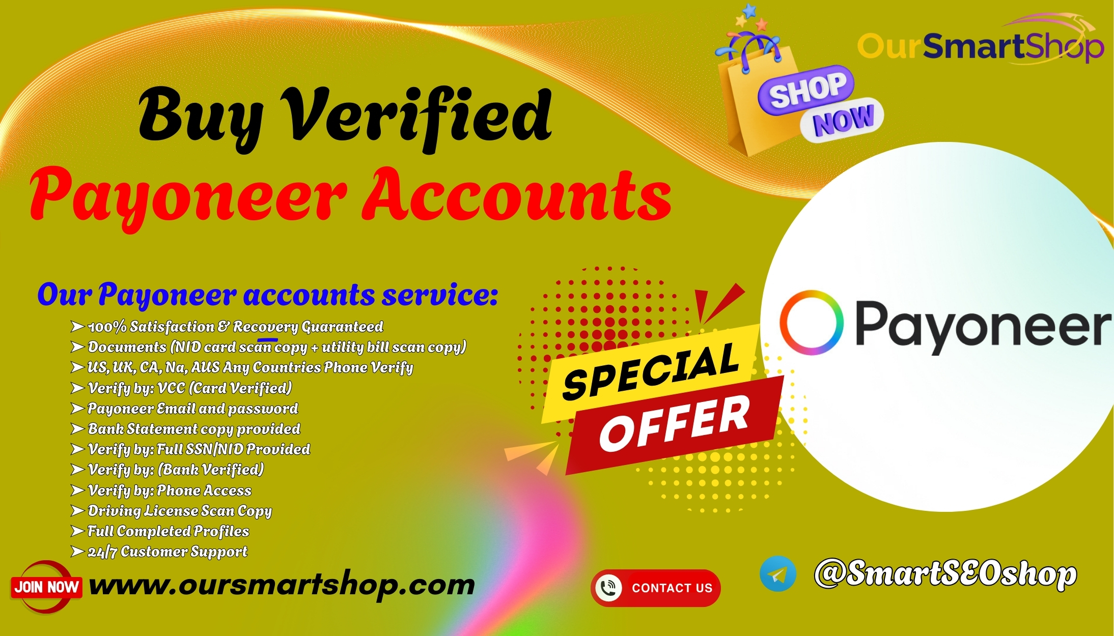 Buy Verified Payoneer Accounts