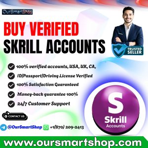 Buy Verified Skrill Accounts