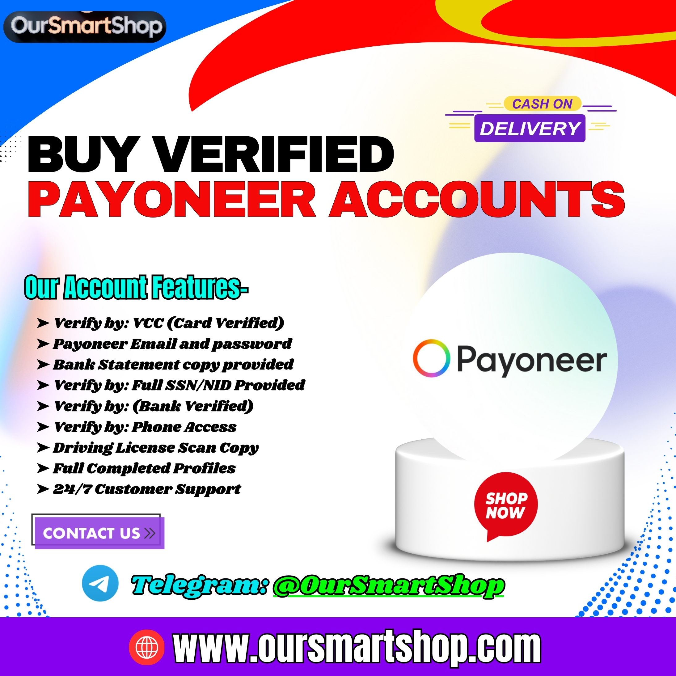 Buy Verified Payoneer Accounts