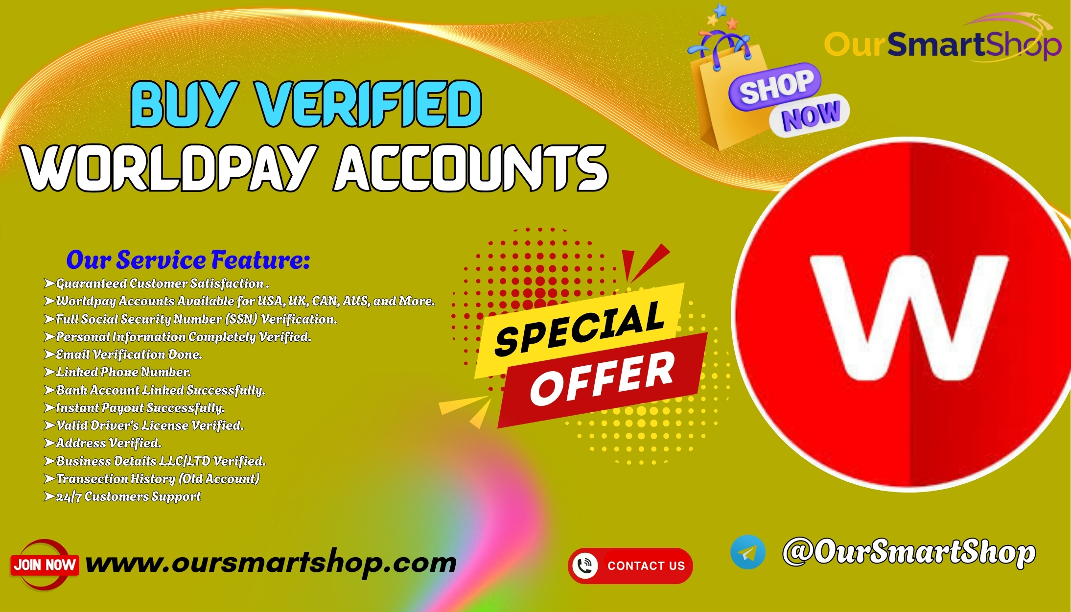 Buy Verified Worldpay Accounts