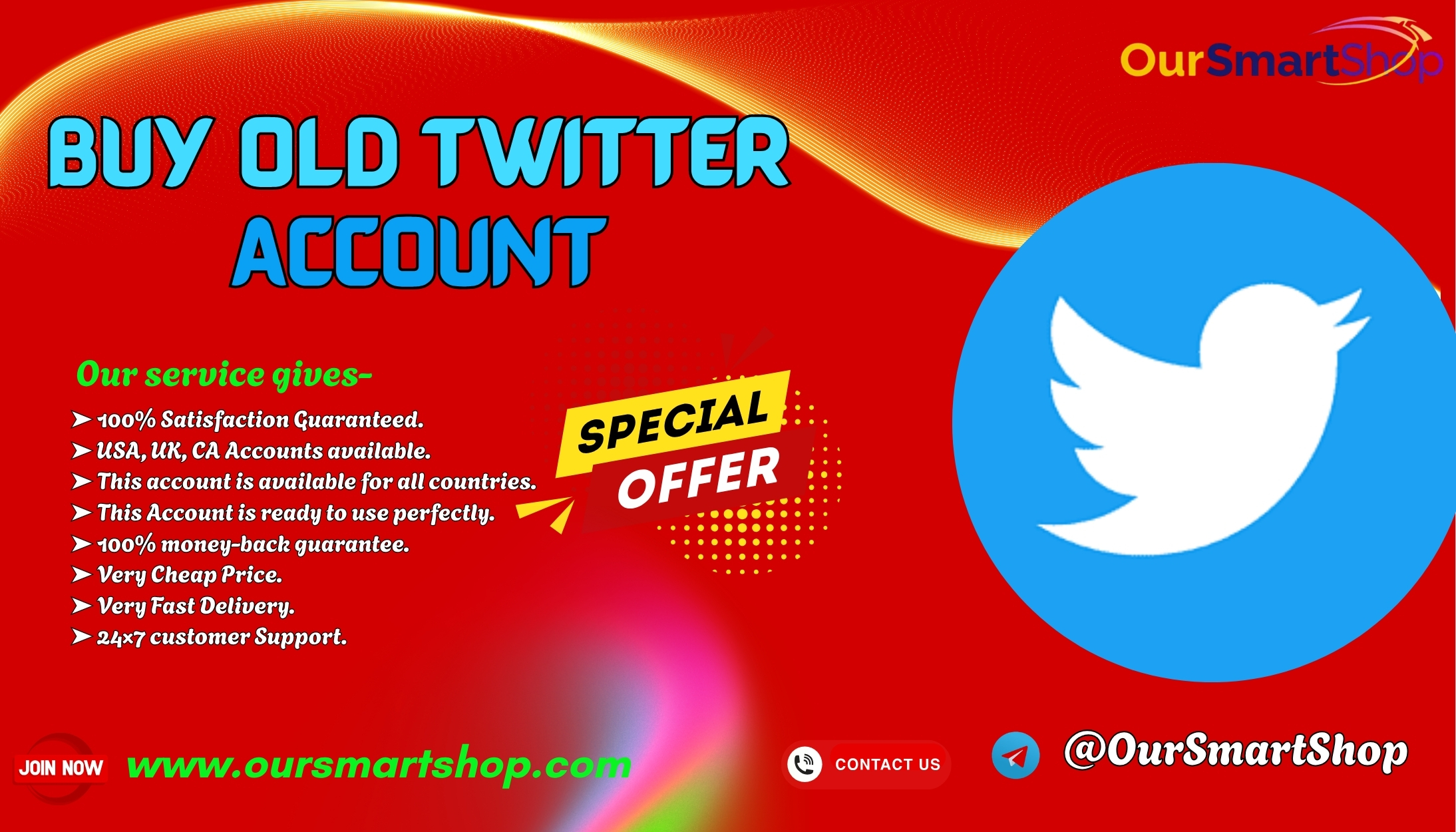 Buy Old Twitter Accounts